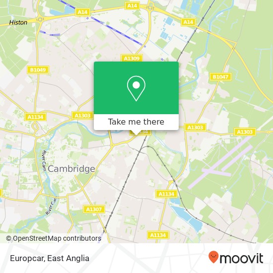 Europcar map