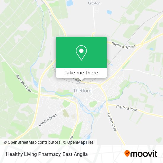 Healthy Living Pharmacy map