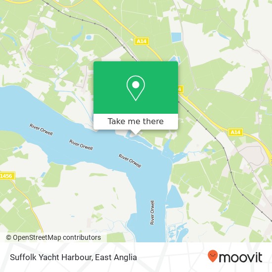 Suffolk Yacht Harbour map