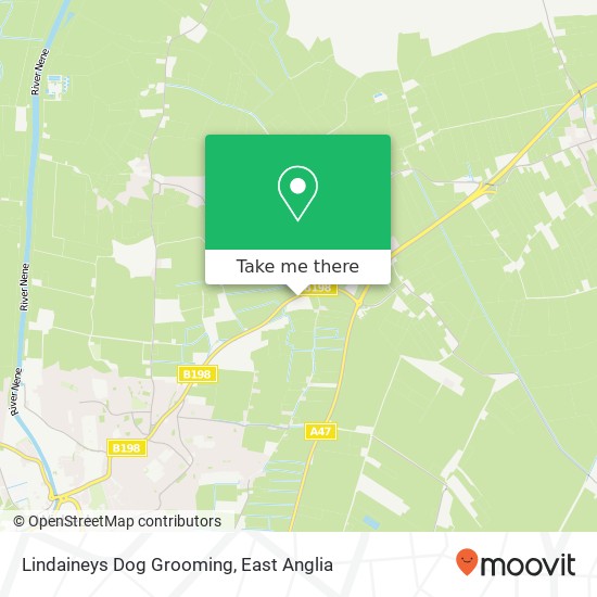 Lindaineys Dog Grooming, Walton Highway Wisbech map