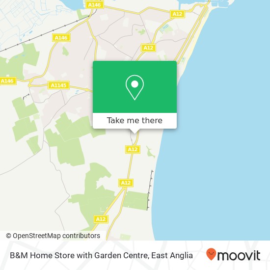 B&M Home Store with Garden Centre map