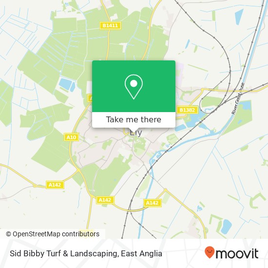Sid Bibby Turf & Landscaping, Minster Place Ely Ely CB7 4 map