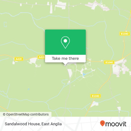 Sandalwood House map