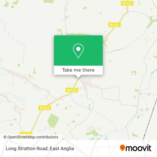 Long Stratton Road map