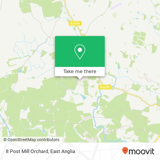8 Post Mill Orchard, Grundisburgh Woodbridge map