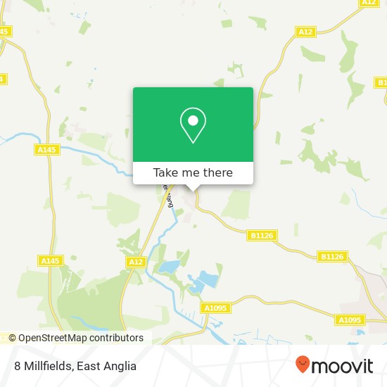 8 Millfields, Wangford Beccles map