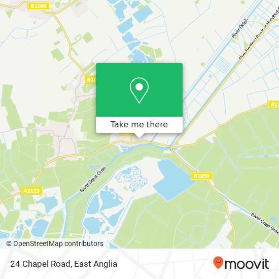 24 Chapel Road, Earith Huntingdon map