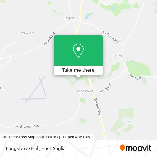 Longstowe Hall map