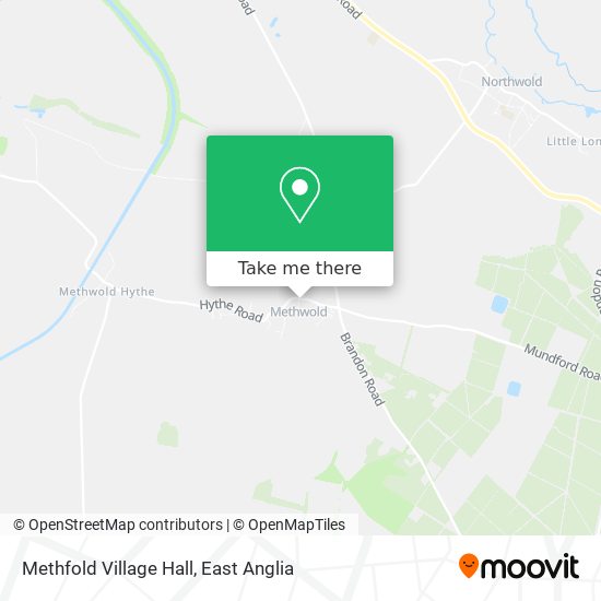 Methfold Village Hall map