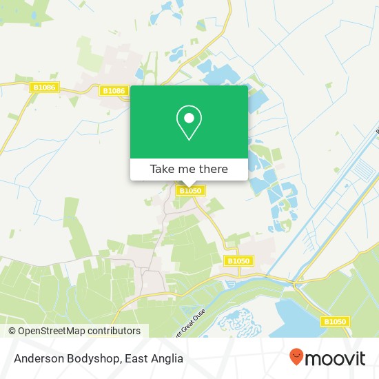 Anderson Bodyshop, Earith Road Colne Huntingdon PE28 3NJ map
