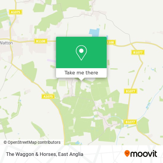 The Waggon & Horses map