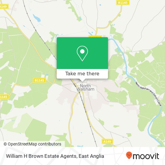 William H Brown Estate Agents, Kings Arms Loke North Walsham North Walsham NR28 9 map