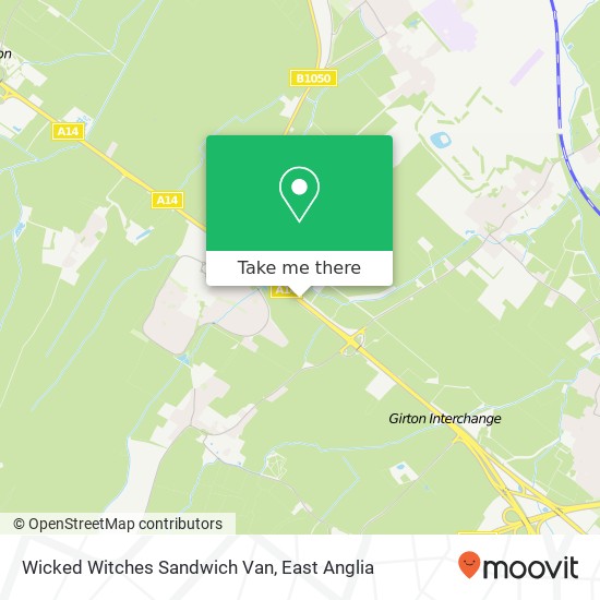 Wicked Witches Sandwich Van map