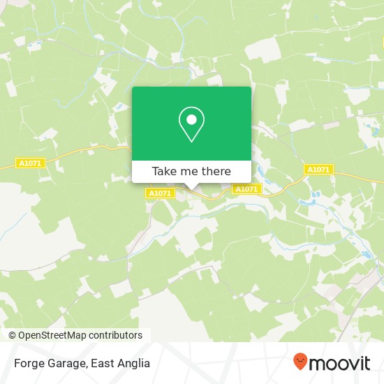 Forge Garage, George Street Hintlesham Ipswich IP8 3 United Kingdom map