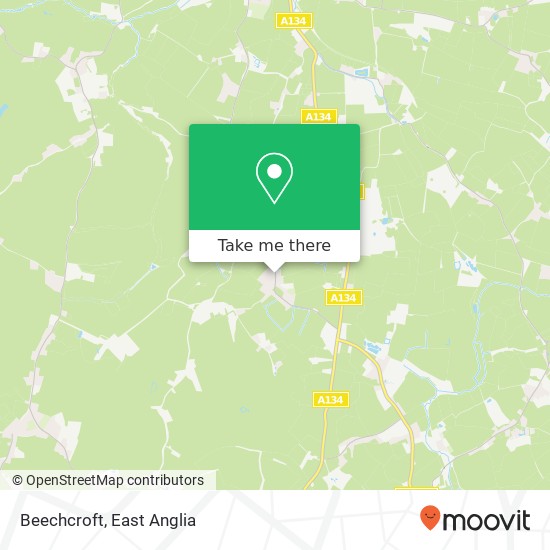 Beechcroft, Stanningfield Bury St Edmunds IP29 4 United Kingdom map