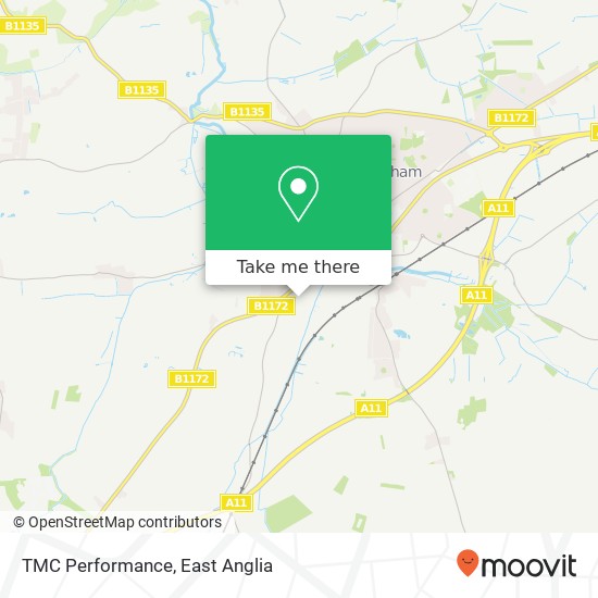 TMC Performance, Chestnut Drive Wymondham Wymondham NR18 9 map