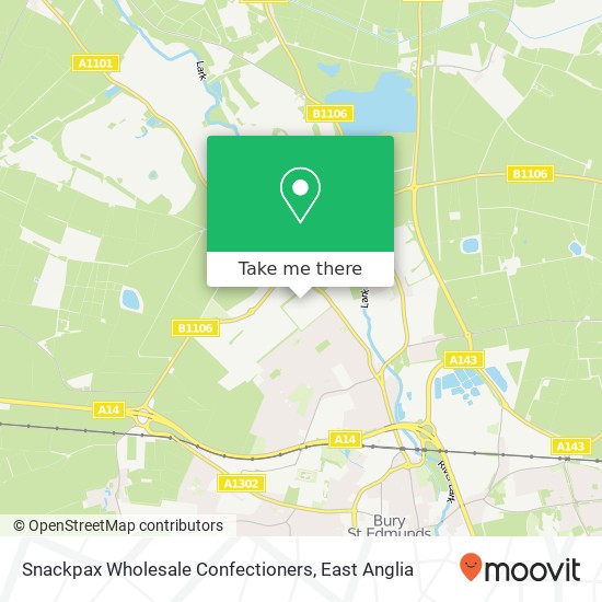 Snackpax Wholesale Confectioners map