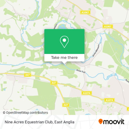 Nine Acres Equestrian Club map