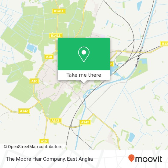 The Moore Hair Company map