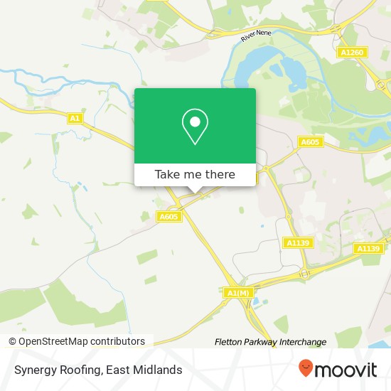 Synergy Roofing map