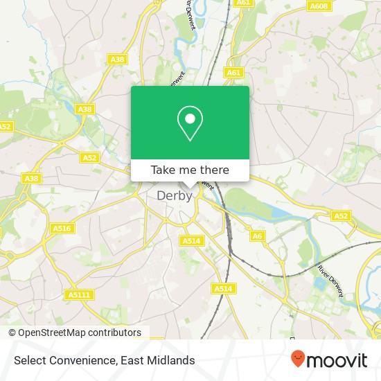 Select Convenience map