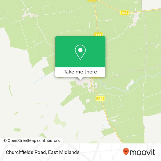 Churchfields Road map