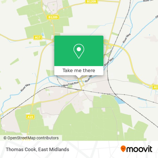 Thomas Cook map