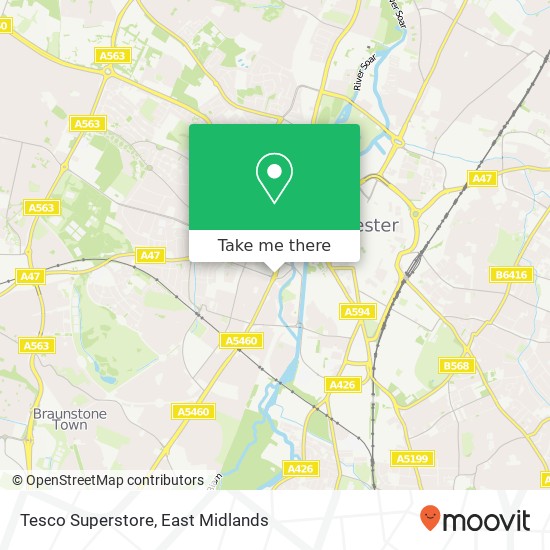 Tesco Superstore map