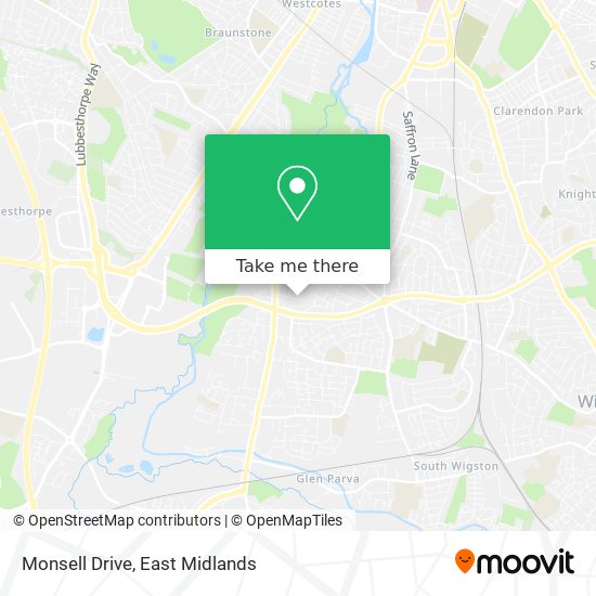 Monsell Drive map