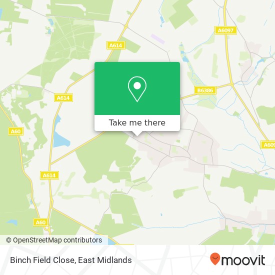 Binch Field Close map