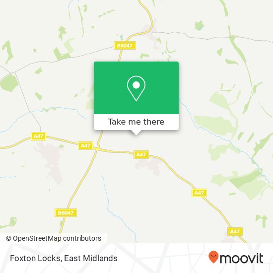 Foxton Locks map