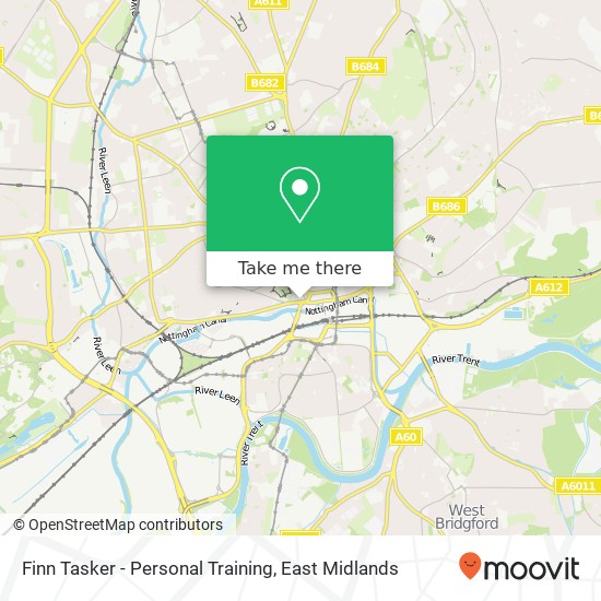 Finn Tasker - Personal Training map
