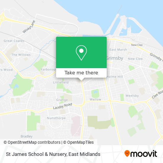 St James School & Nursery map