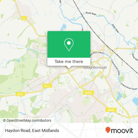 Haydon Road map