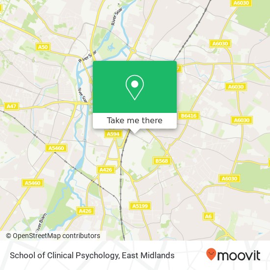 School of Clinical Psychology map