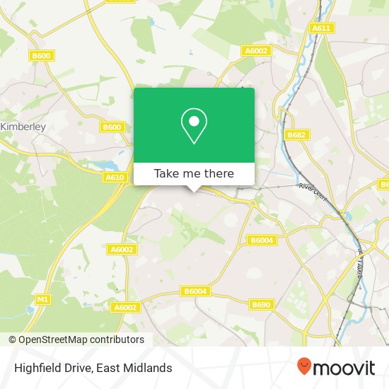 Highfield Drive map