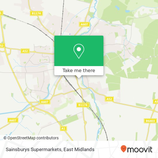 Sainsburys Supermarkets map