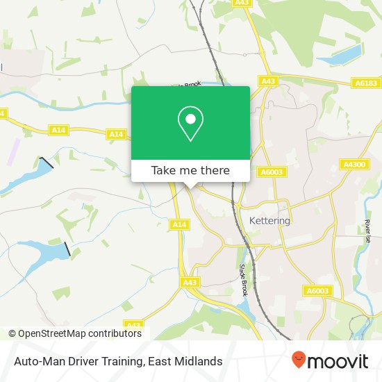 Auto-Man Driver Training map