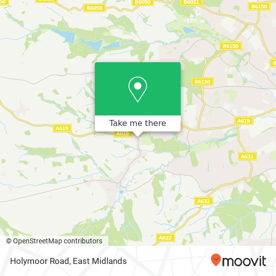 Holymoor Road map