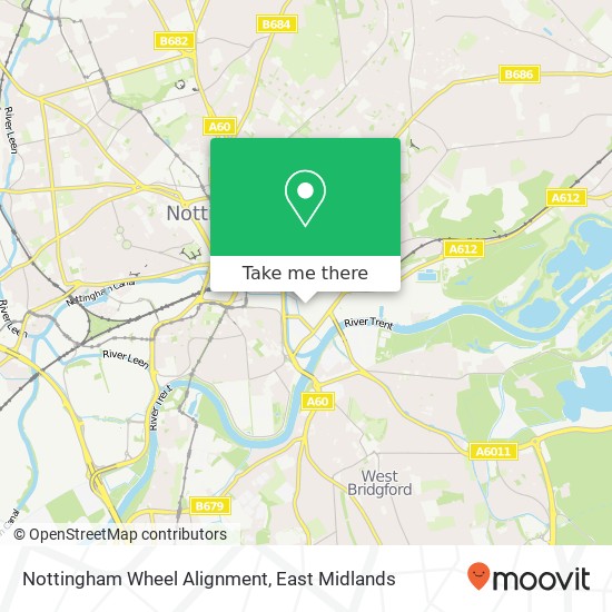 Nottingham Wheel Alignment map