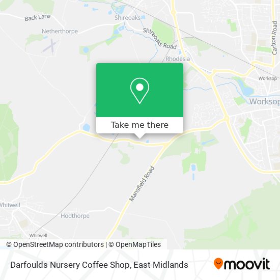 Darfoulds Nursery Coffee Shop map
