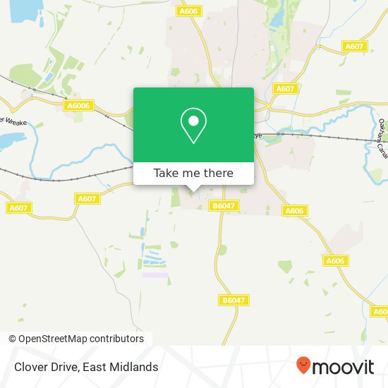 Clover Drive map