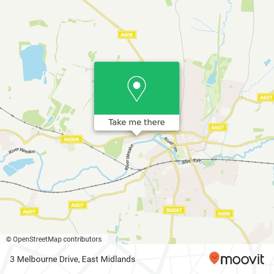 3 Melbourne Drive map