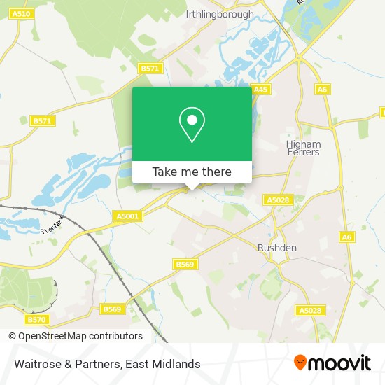Waitrose & Partners map