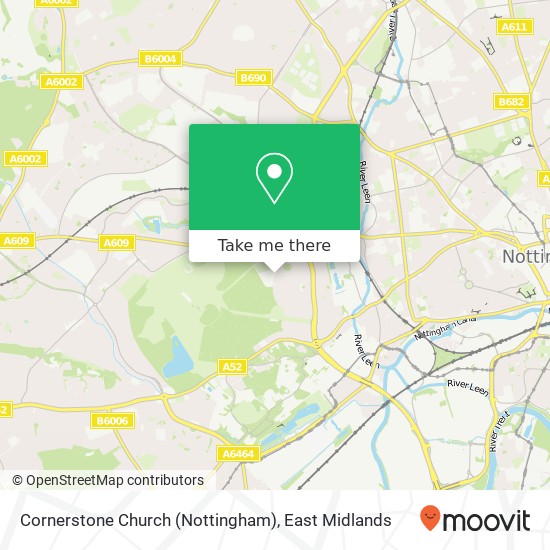 Cornerstone Church (Nottingham) map