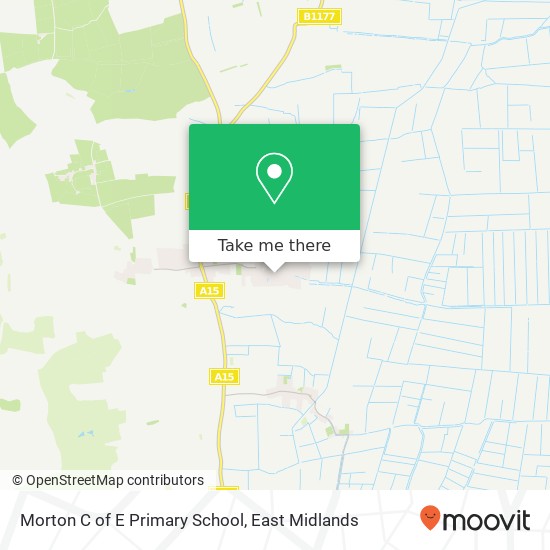 Morton C of E Primary School map