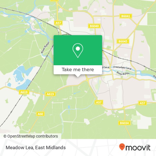 Meadow Lea map