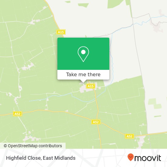 Highfield Close map