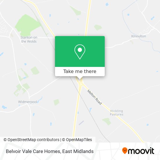 Belvoir Vale Care Homes map
