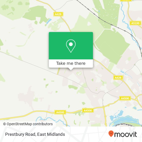 Prestbury Road map